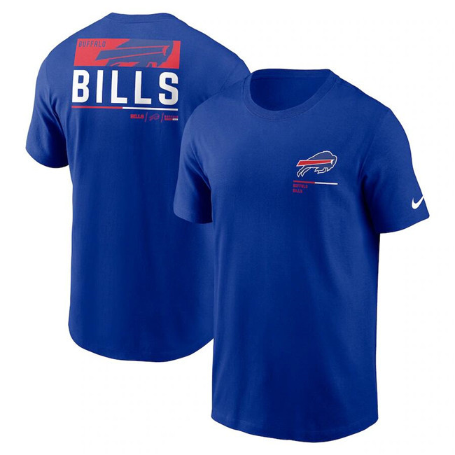 Men's Buffalo Bills Blue Team Incline T-Shirt